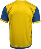 Admiral Trafford Ready-to-Play Soccer Jersey, Gold/Royal, Youth MEDIUM