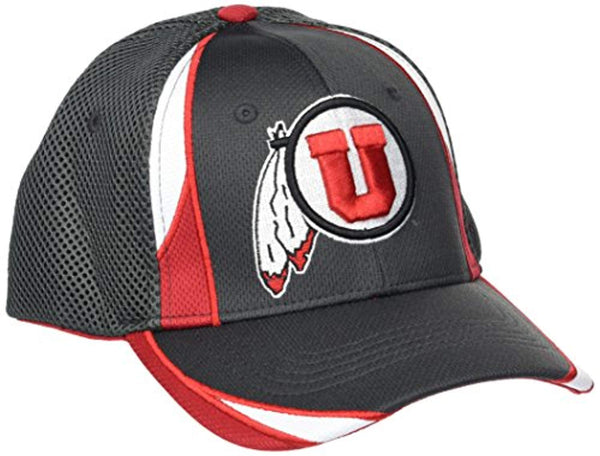 ZHATS NCAA Utah Utes Adult Men Torque, X-Large, Charcoal