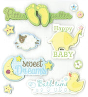 K&Company New Baby Grand Adhesions Stickers