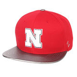 ZHATS NCAA Nebraska Cornhuskers Men's Composite Snapback Cap, Adjustable Size, Red