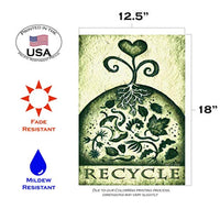 Toland Home Garden Stewards of the Earth 12.5 x 18 Inch Decorative Conservation Compost Recycle Nature Garden Flag