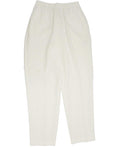 Alfred Dunner Classics Elastic Waist Pants White 8P M