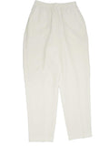 Alfred Dunner Classics Elastic Waist Pants White 8P M