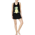 Jenni by Jennifer Moore Womens Pina Coladas Pineapple Racerback Sleep Tank