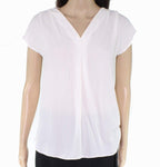 Inc Vneck Dolman Blouse White PXS