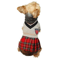 Anima Cute Sporty Cheerleader Pet Dress, Large