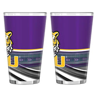 NCAA LSU Tigers Field Sublimated Pint, 16-Ounce, 2-Pack