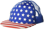 Amscan Red White & Blue Baseball Hat, Multicolor