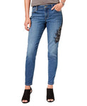 Style & Co Lace-Detail Studded Jeans (Uptown, 12)