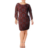 Sangria Women's Plus Size Split Sleeve Dress