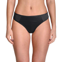 RACHEL Rachel Roy Womens Solid Laser-Cut Side Swim Bottom Separates Black XL