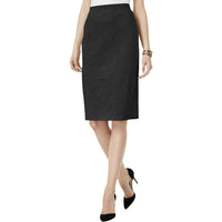 Grace Elements Womens Pencil Skirt Black Medium