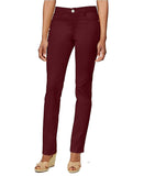 Style & Co. Petite Slim-Fit Tummy-Control, Deep Scarlet 8PS