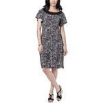 NY Collection Women's Petite Flutter-Sleeve A-Line Dress PS