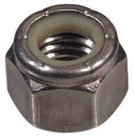 The Hillman Group 43750 7/8-9-Inch Nylon Insert Lock Nut, Stainless Steel, 2-Pack (2)