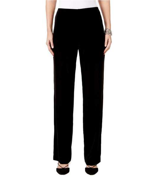 Alfani Womens Velvet Casual Trousers