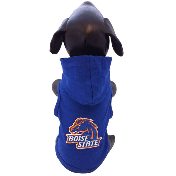 NCAA Boise State Broncos Collegiate Cotton Lycra Hooded Dog Shirt (Team Color, XX-Large) Royal Blue/Orange