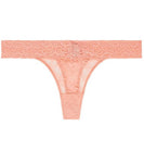 Heidi by Heidi Klum Stretch Lace Thong H37-1176B Candlelight Peach L