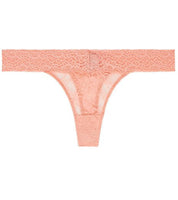 Heidi by Heidi Klum Stretch Lace Thong H37-1176B Candlelight Peach L