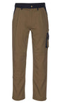 Mascot 00979-430-51-90C47"Torino" Trousers, Khaki/Marine Blue, L90cm/C47