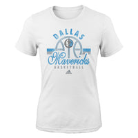 NBA Dallas Mavericks Girls Classic Basketball Tee, Medium (10-12), White