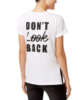 Shift Juniors Don't Look Back Graphic T-Shirt White XS