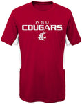 NCAA Washington State Cougars Youth Boys Performance Top, Victory Red, 10-12