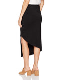 kensie Women's Knot Wrap Asymmetrical Knit Skirt S