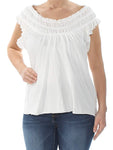 Free People Women's Coconut Tee Ivory X-Small