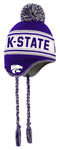 NCAA Kansas State Wildcats Toddler Knit Hat w/ Pom, Regal Purple, One Size