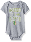 NCAA Baylor Bears Newborn & Infant "Destined" Short Sleeve Bodysuit, Heather Grey, 12 Months