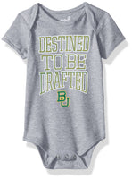 NCAA Baylor Bears Newborn & Infant "Destined" Short Sleeve Bodysuit, Heather Grey, 12 Months