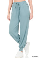 Zenana Women Soft French Terry Jogger Pants with Pockets, Sizes S - XL