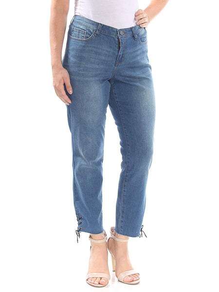 William Rast Women's Skinny Ankle-Tie Jeans (More Is More, 29)