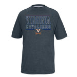 NCAA Youth Boy's Heathered Bar Design Vital Poly Tee