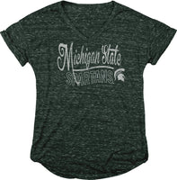 Blue 84 NCAA Women's Dark Confetti V-Neck Tee