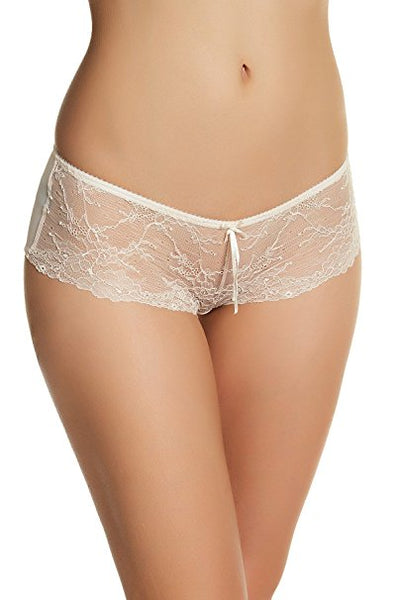 Heidi Klum Women's French Lace Hipster Panty, Pink, XL