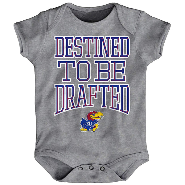 NCAA Kansas Jayhawks Short Sleeve Bodysuit, 18 Months