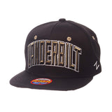 ZHATS NCAA Vanderbilt Commodores Children Boys Youth TC Villain Snapback Hat Youth Adjustable Team Color