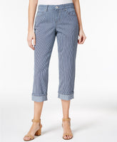 Style Co Railroad Striped Wash Capri Je Railroad Stripe 4