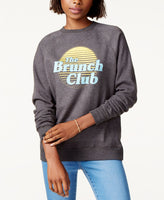 KID DANGEROUS Cotton Brunch Club Graphic-Pri Charcoal XS