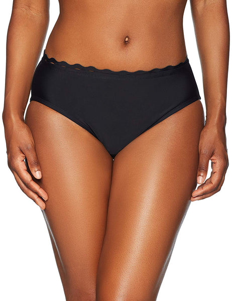 Coastal Blue Women's Standard XX Edge Hipster Bikini Bottom, Ebony, M