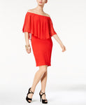 Thalia Sodi Chiffon Popover Dress High Voltage S