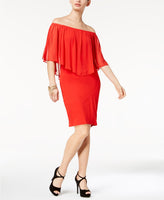 Thalia Sodi Chiffon Popover Dress High Voltage S