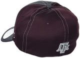 ZHATS NCAA Texas A&M Aggies Adult Men Grid Cap, Medium/Large, Gray/Team Color