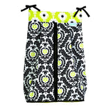 Trend Lab Waverly Rise and Shine Diaper Stacker, Black/White