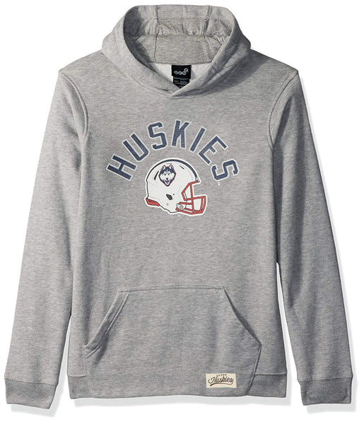 NCAA Connecticut Huskies Boys Hoodie, Grey, Kids Small(4)