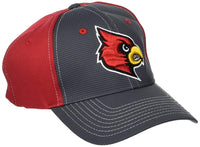 ZHATS NCAA Louisville Cardinals Adult Men Grid Cap X-Large Gray/Team Color