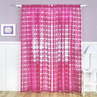 Elrene Home Fashions 026865638790 Juvenile Tween Flower Rod Pocket Sheer Single Panel Window Curtain Drape