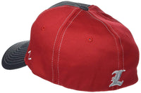 ZHATS NCAA Louisville Cardinals Adult Men Grid Cap X-Large Gray/Team Color